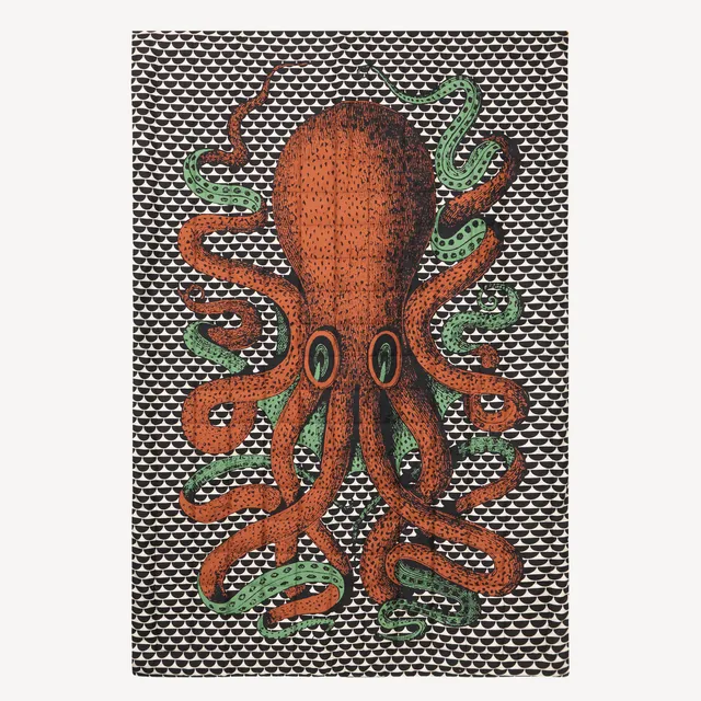 fornasetti-polipo-plaid-seide-decke-zweifarbig image 1
