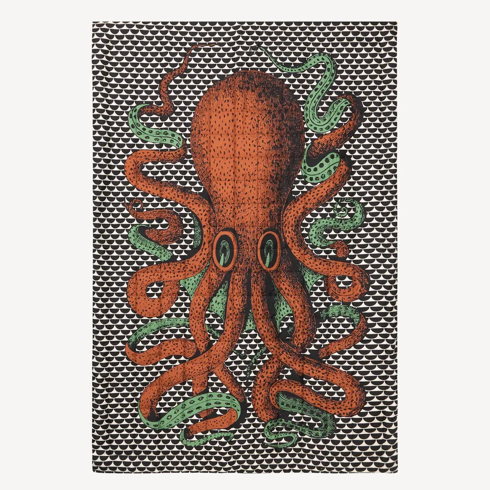 fornasetti-polipo-plaid-seide-decke-zweifarbig image 1