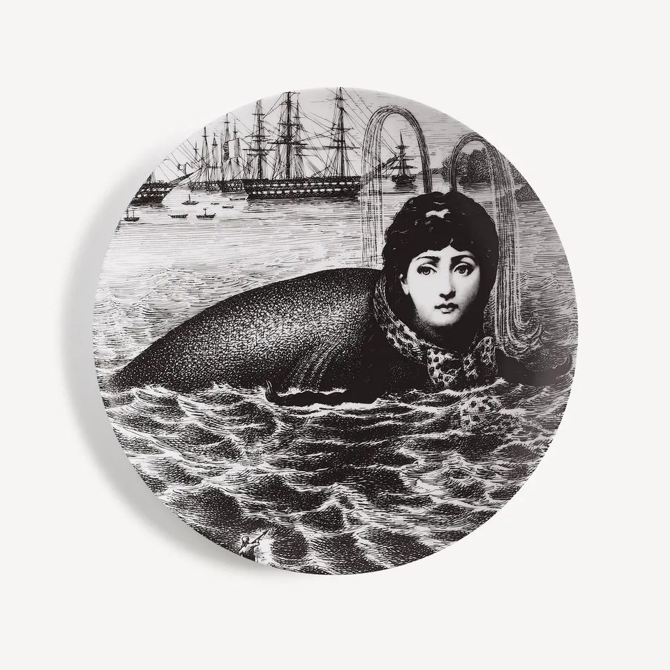 fornasetti-tema-e-variazioni-wandteller-nr-195-porzellan image 1