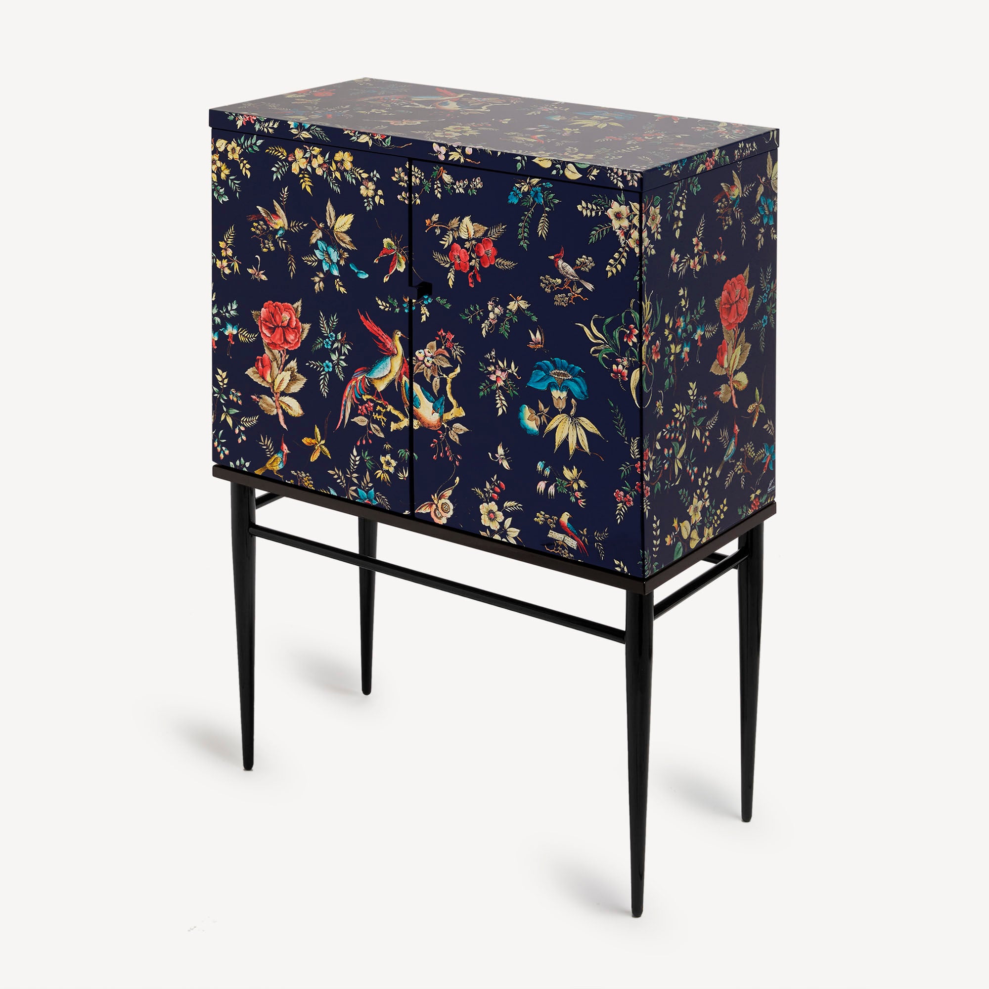 fornasetti-coromandel-aufsatzschrank-holz-bunt-handbemalt-verstellbar image 2