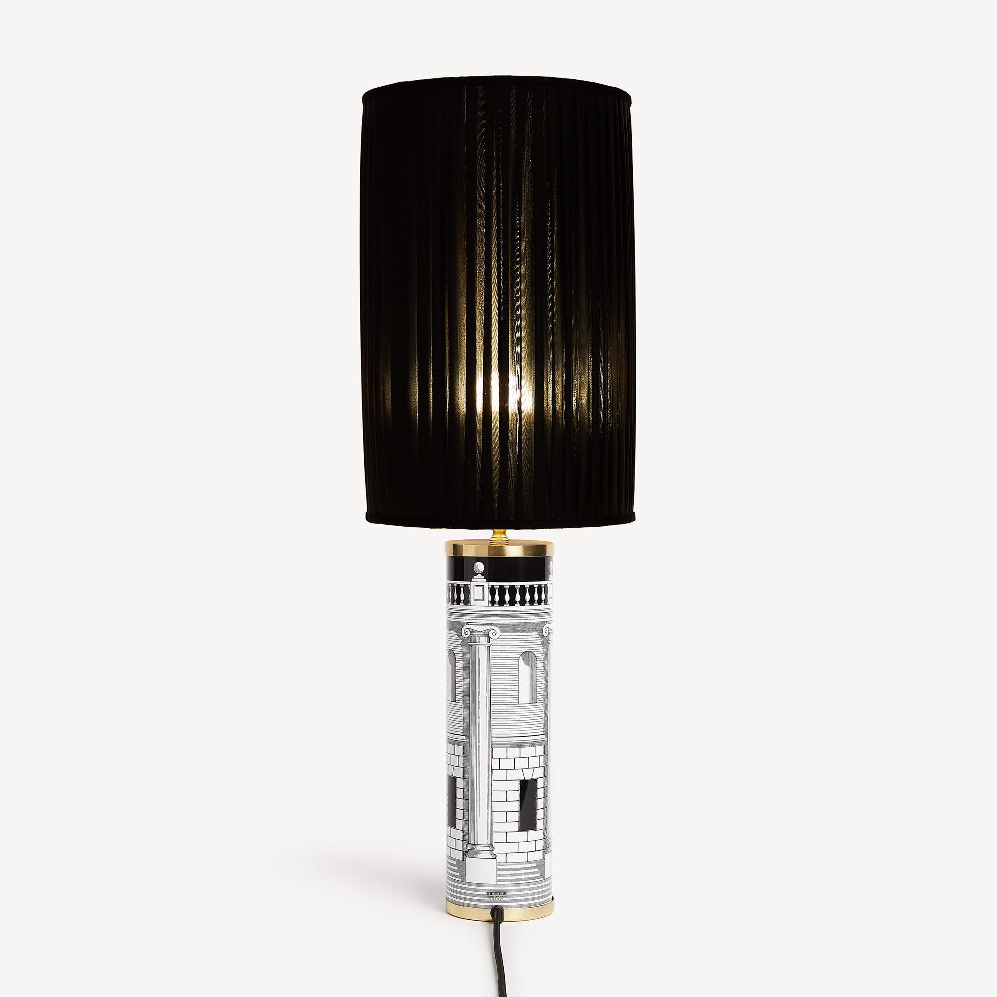 fornasetti-lampenschirm-zylindrisch-plissiert-stoff-2 image 3