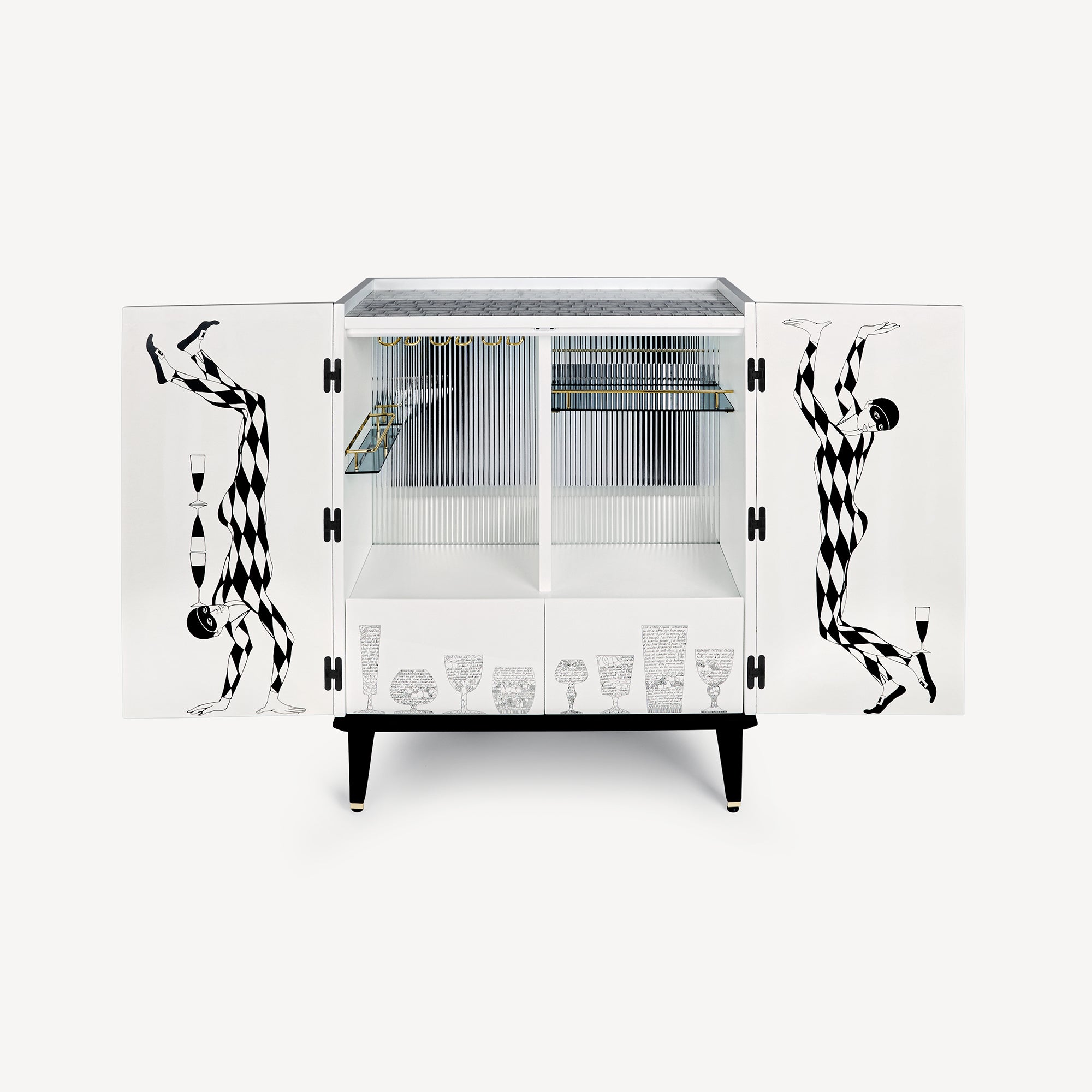 fornasetti-palladiana-arlecchini-barschrank-kabinett-harlekine image 3