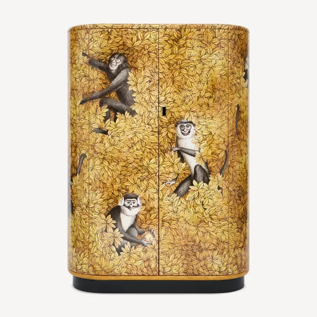 fornasetti-scimmie-e-foglie-kommode-gebogen-affen image 1