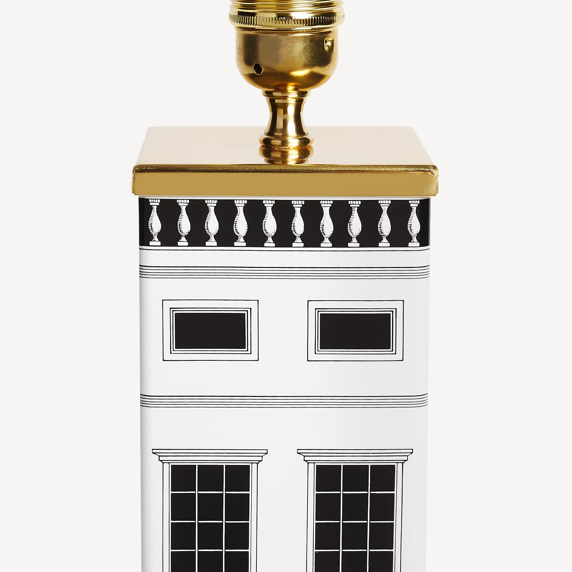 atelier-fornasetti-architettura-lampenfuss-eckig-metall-lampe image 3