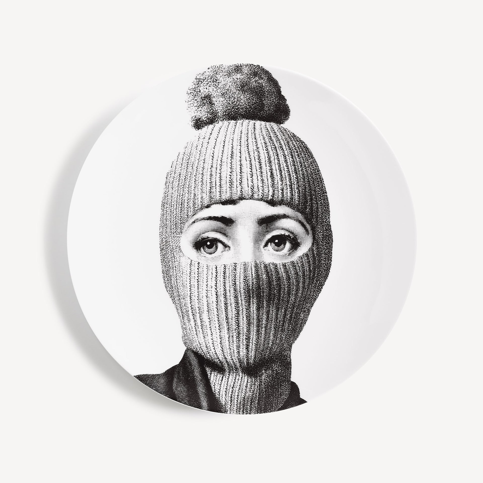 fornasetti-tema-e-variazioni-n-160-wandteller-porzellan-gesicht image 1