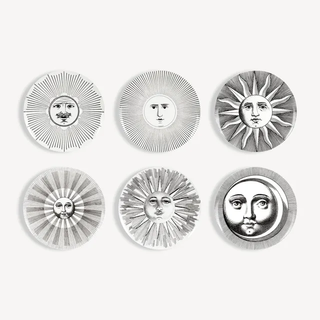 fornasetti-tema-e-variazioni-teller-set-6-soli-e-lune image 1