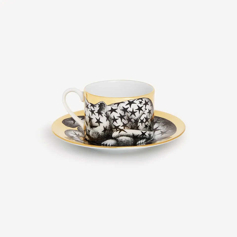 atelier-fornasetti-high-fidelity-stellato-teetasse-gold image 1