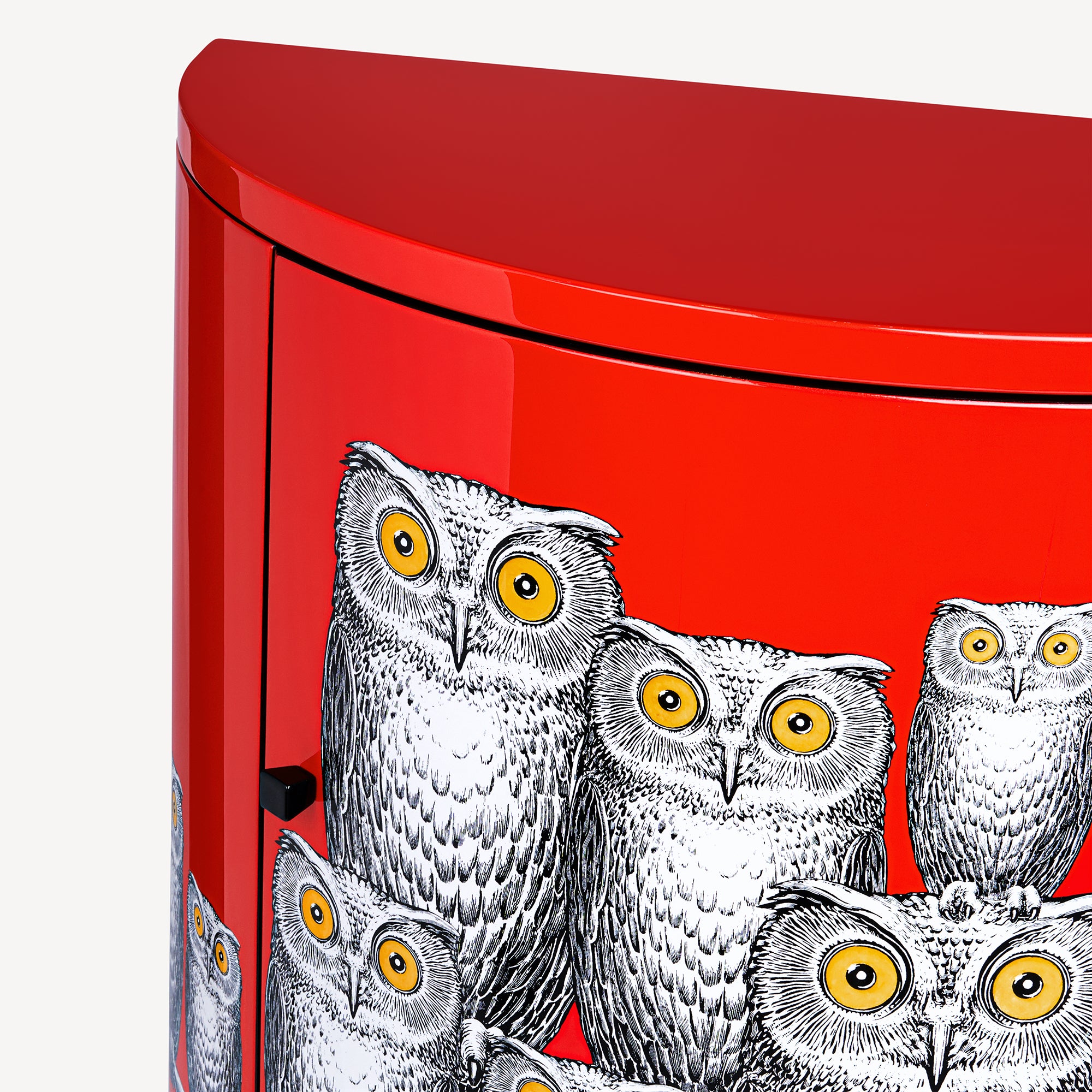 fornasetti-civette-konsole-eulen-dunkelrot-nummeriert image 5