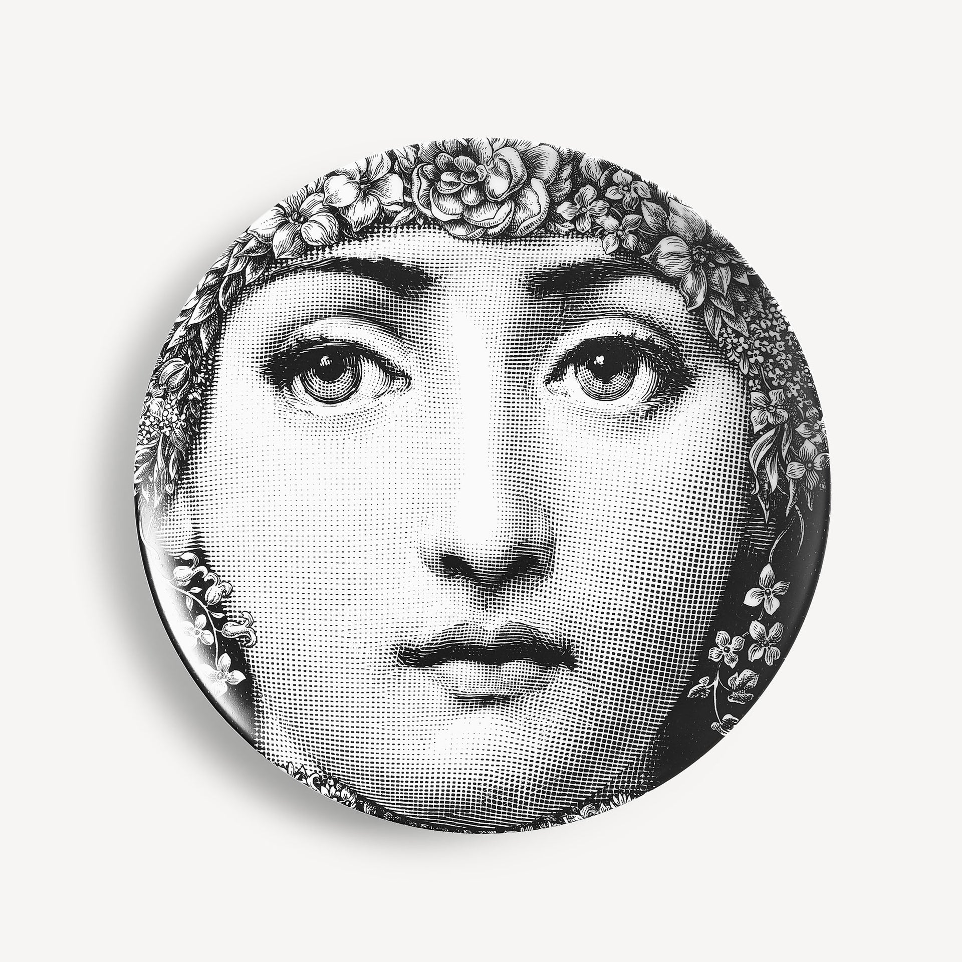 fornasetti-tema-e-variazioni-n-144-wandteller-porzellan-gesicht image 1