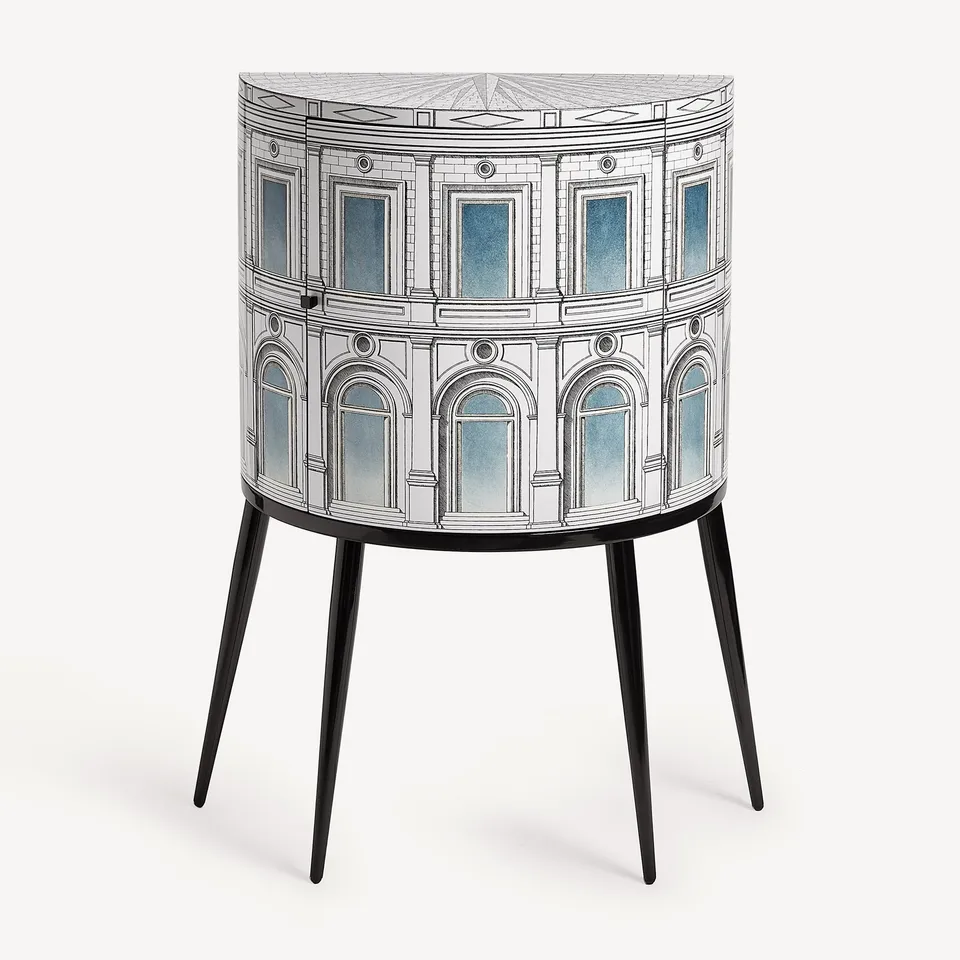fornasetti-architettura-celeste-konsole-holz-mit-glas image 1