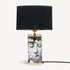 fornasetti-lampenschirm-zylinder-fransen-schwarz-klein image 2