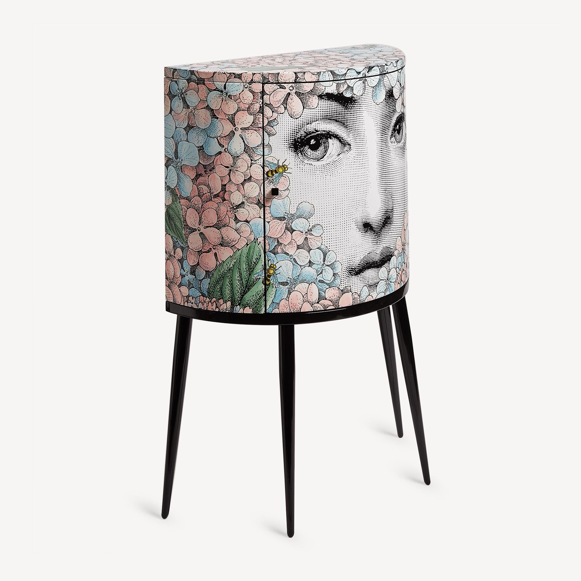 fornasetti-ortensia-konsole-holz-lackiert-gesicht image 2
