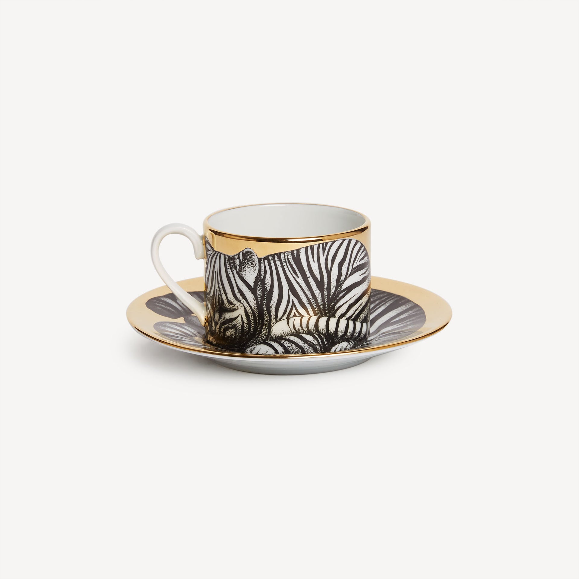 fornasetti-high-fidelity-tigrato-teetasse-gold-katze-porzellan image 1