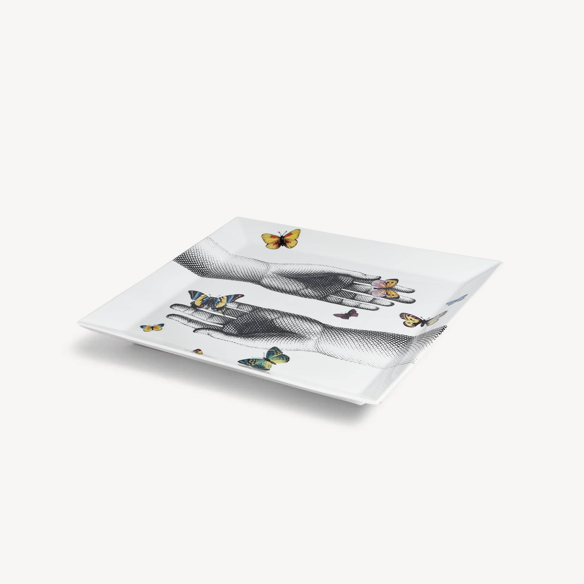 fornasetti-mani-e-farfalle-tablett-eckig-porzellan image 2