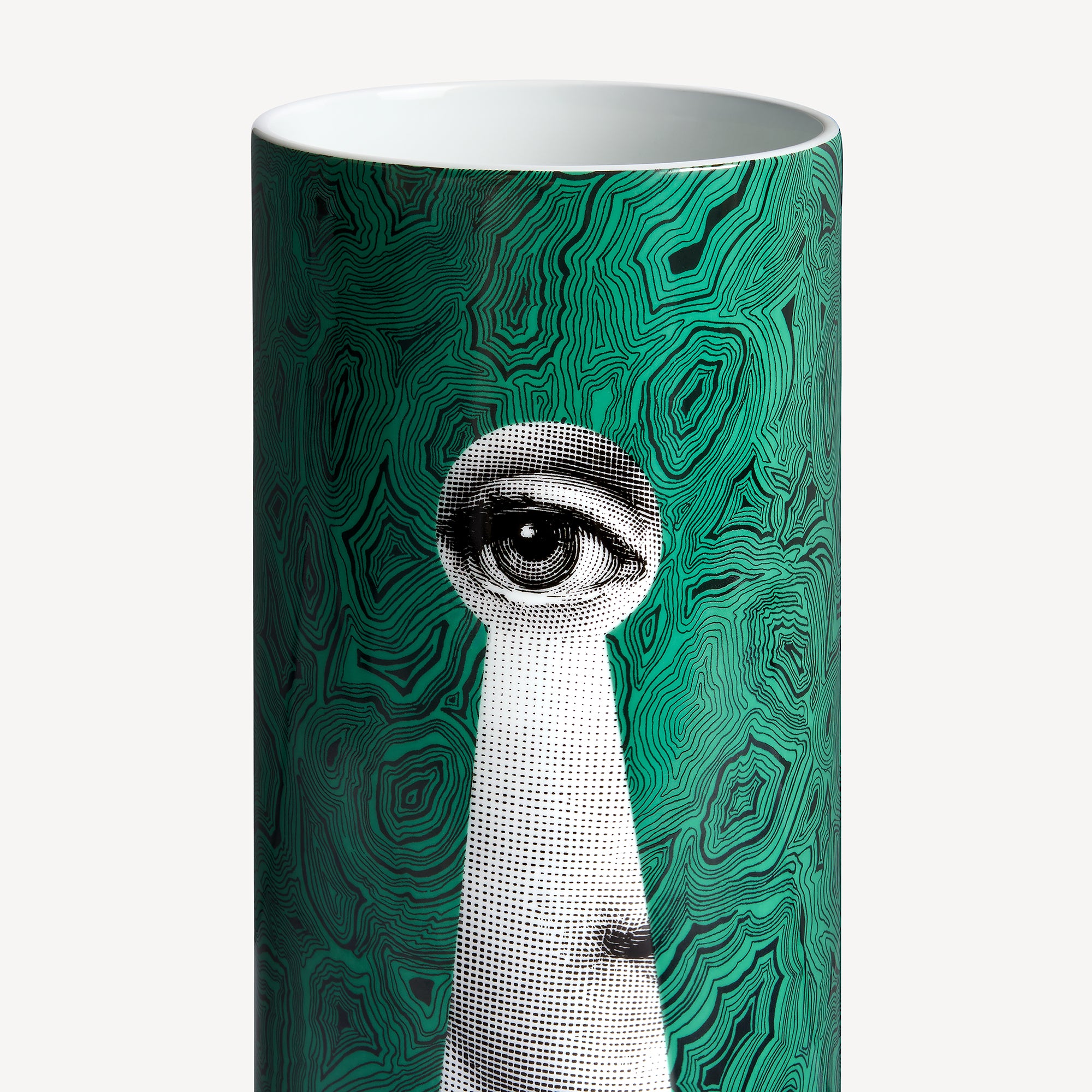 atelier-fornasetti-serratura-malachit-vase-porzellan-mittel image 4