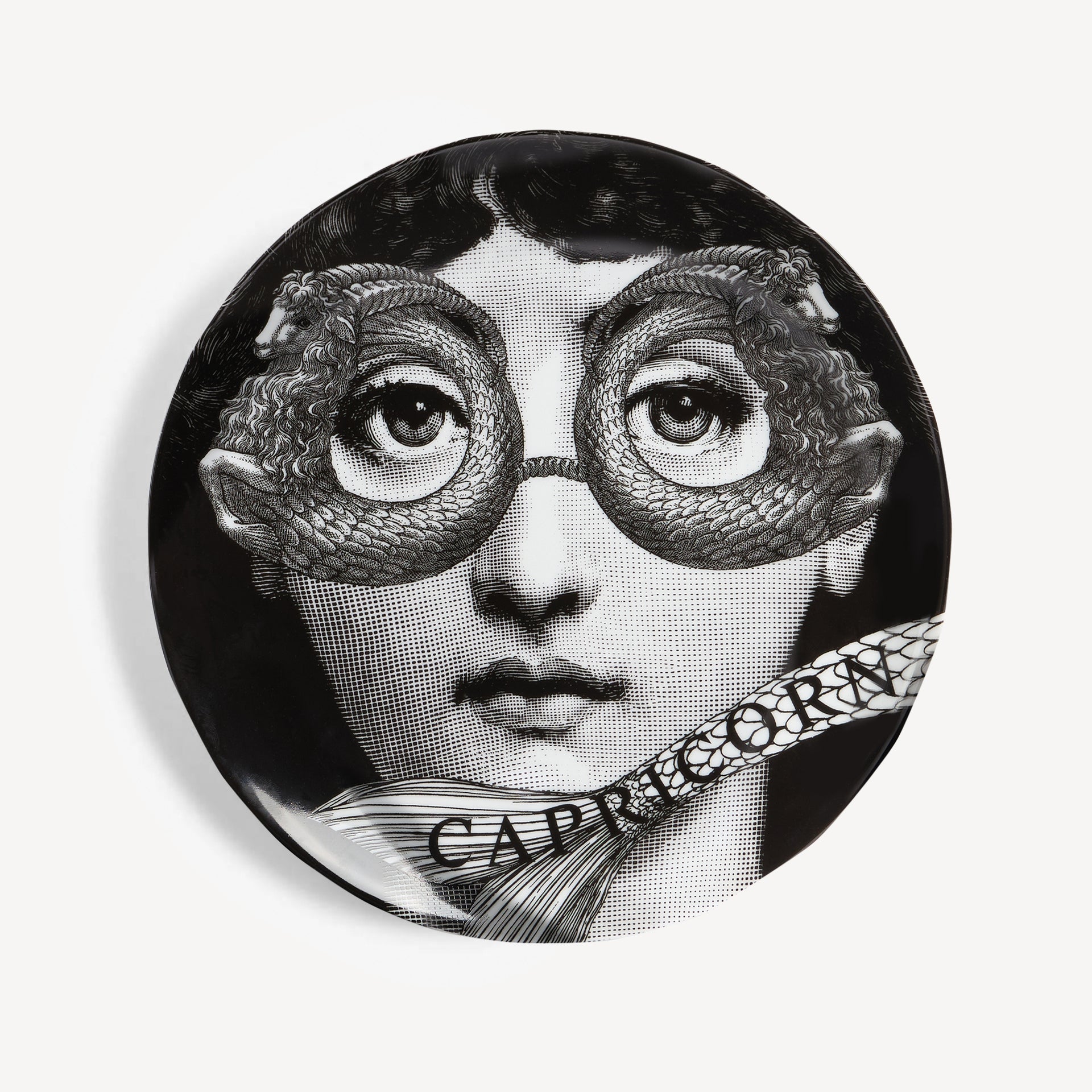 fornasetti-tema-e-variazioni-wandteller-zodiaco-steinbock-nr-357 image 1
