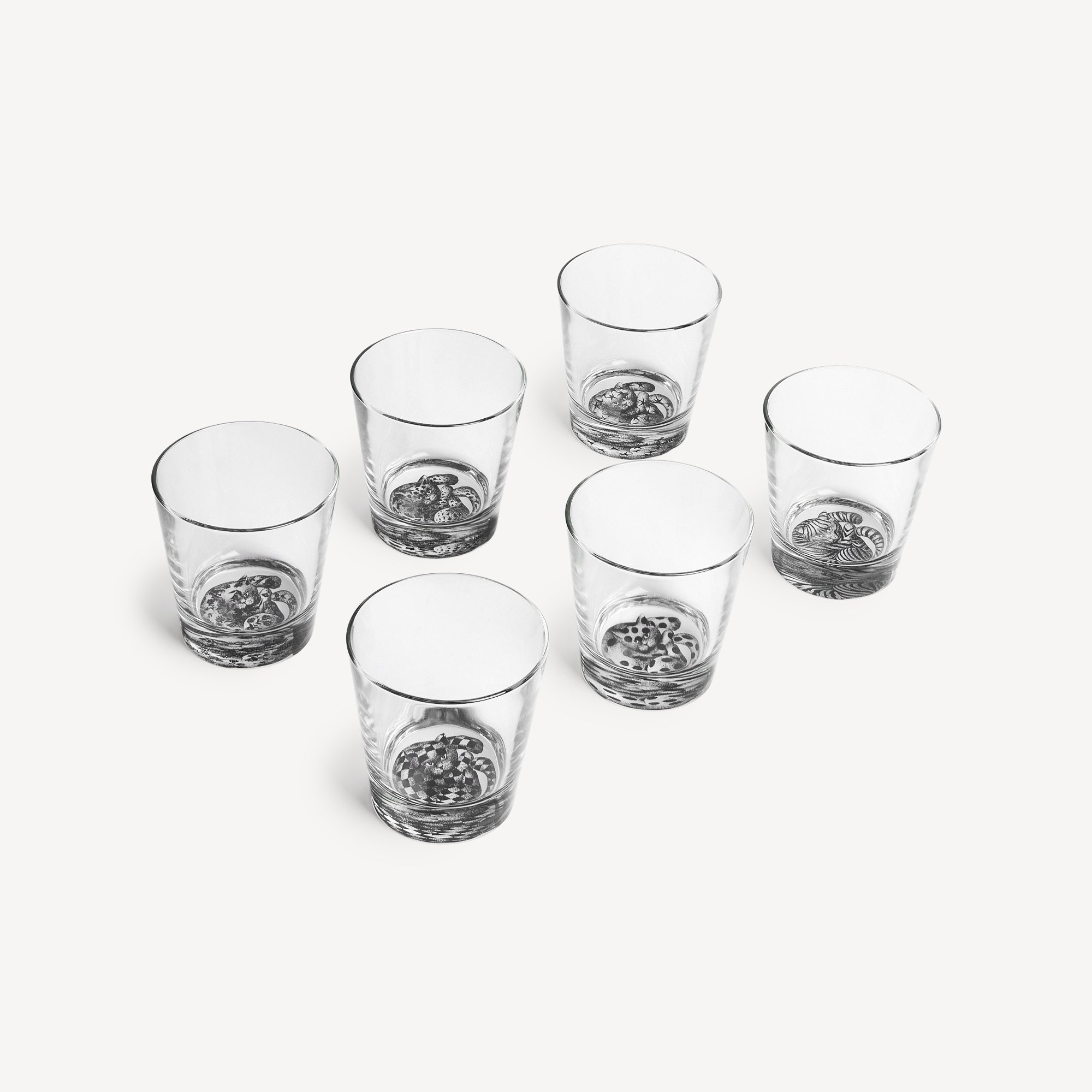 fornasetti-high-fidelity-gl-ser-6er-set-katze image 1