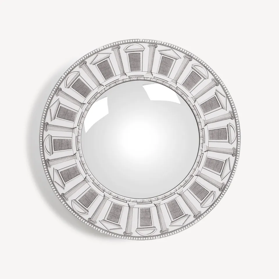 fornasetti-architettura-spiegel-konvex-holzrahmen-3 image 1