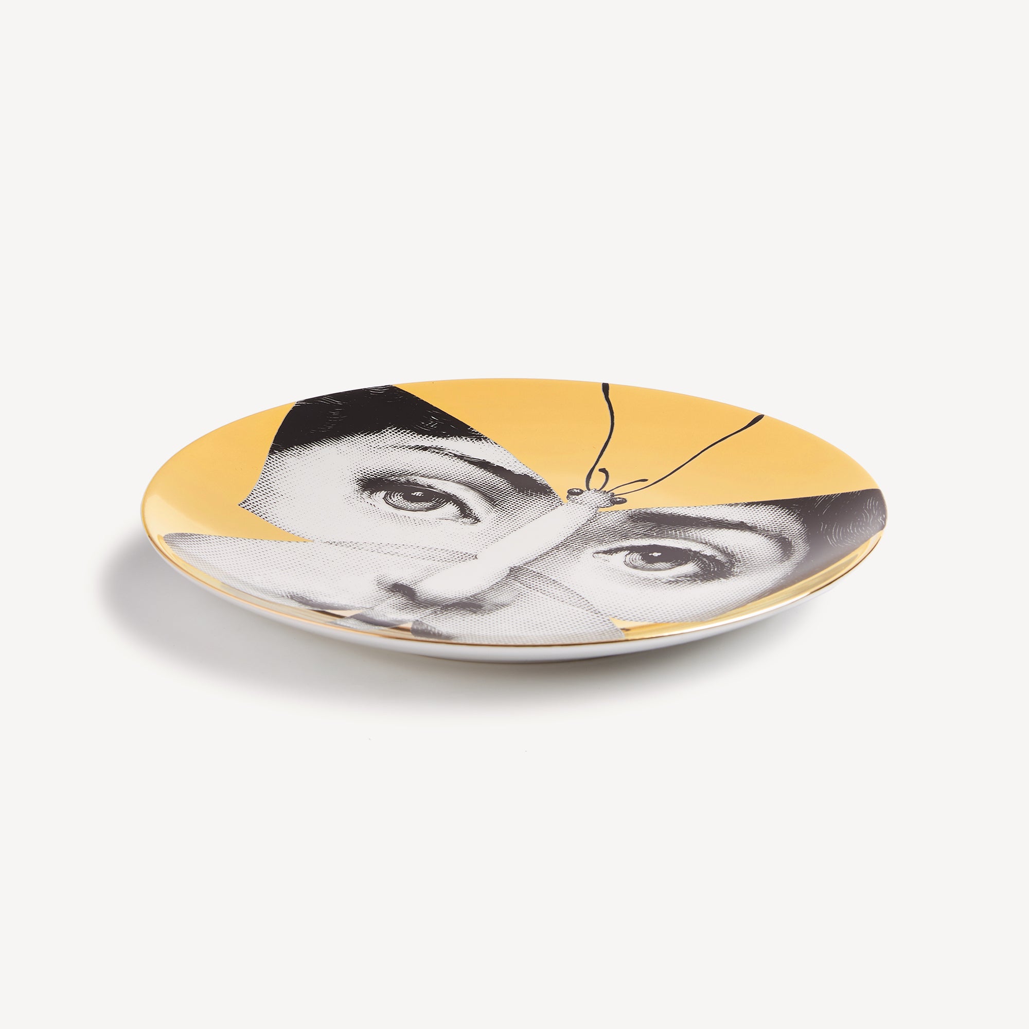 fornasetti-tema-e-variazioni-n-96-wandteller-gold-dekor image 2