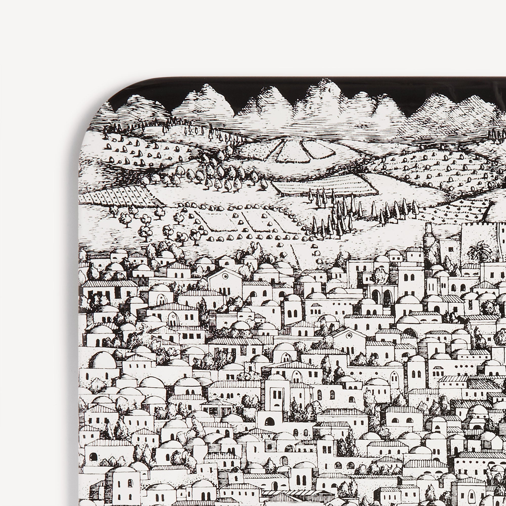 fornasetti-gerusalemme-tablett-serviertablett-stadtmotiv image 4