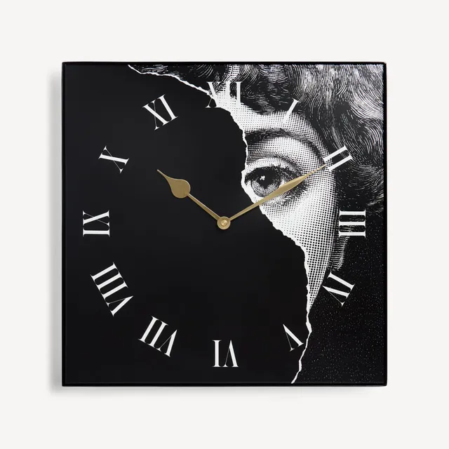 fornasetti-tema-e-variazioni-wanduhr-nr-145-metall-lautlos image 1