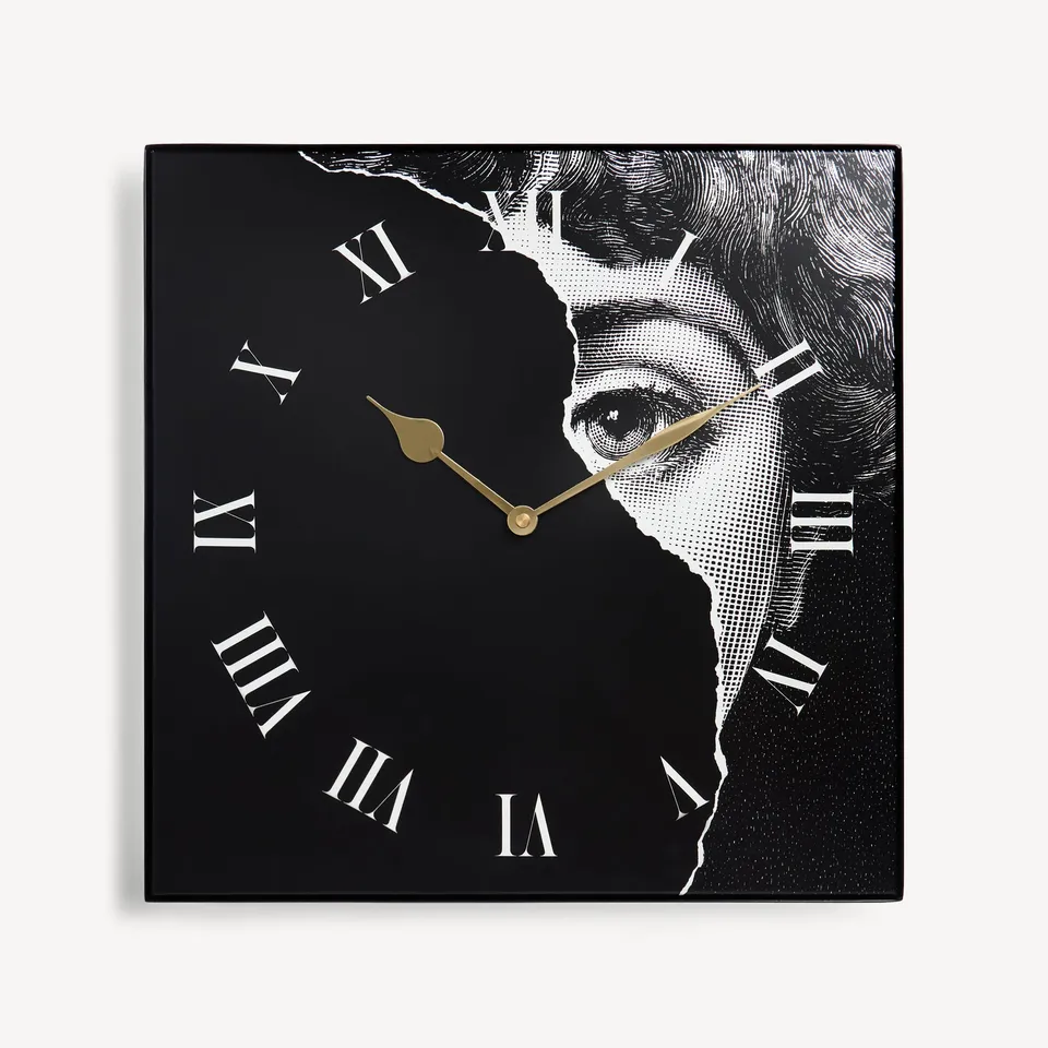 fornasetti-tema-e-variazioni-wanduhr-nr-145-metall-lautlos image 1