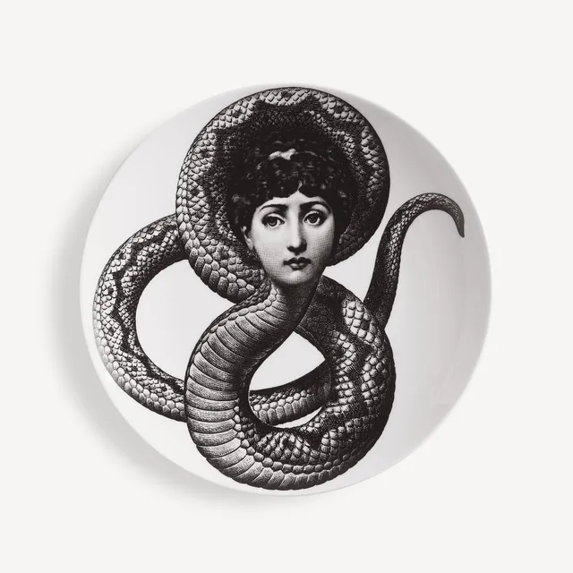 atelier-fornasetti-tema-n-198-wandteller-porzellan-gesicht image 1