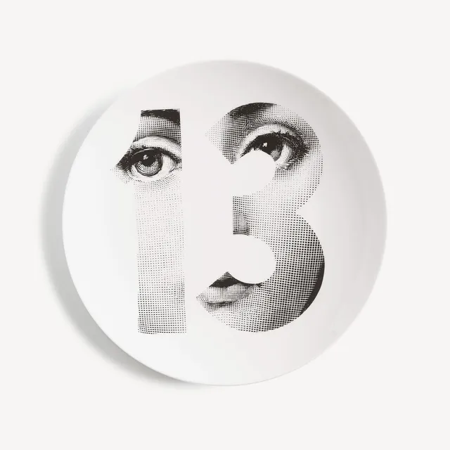 atelier-fornasetti-tema-e-variazioni-n-108-wandteller-porzellan image 1