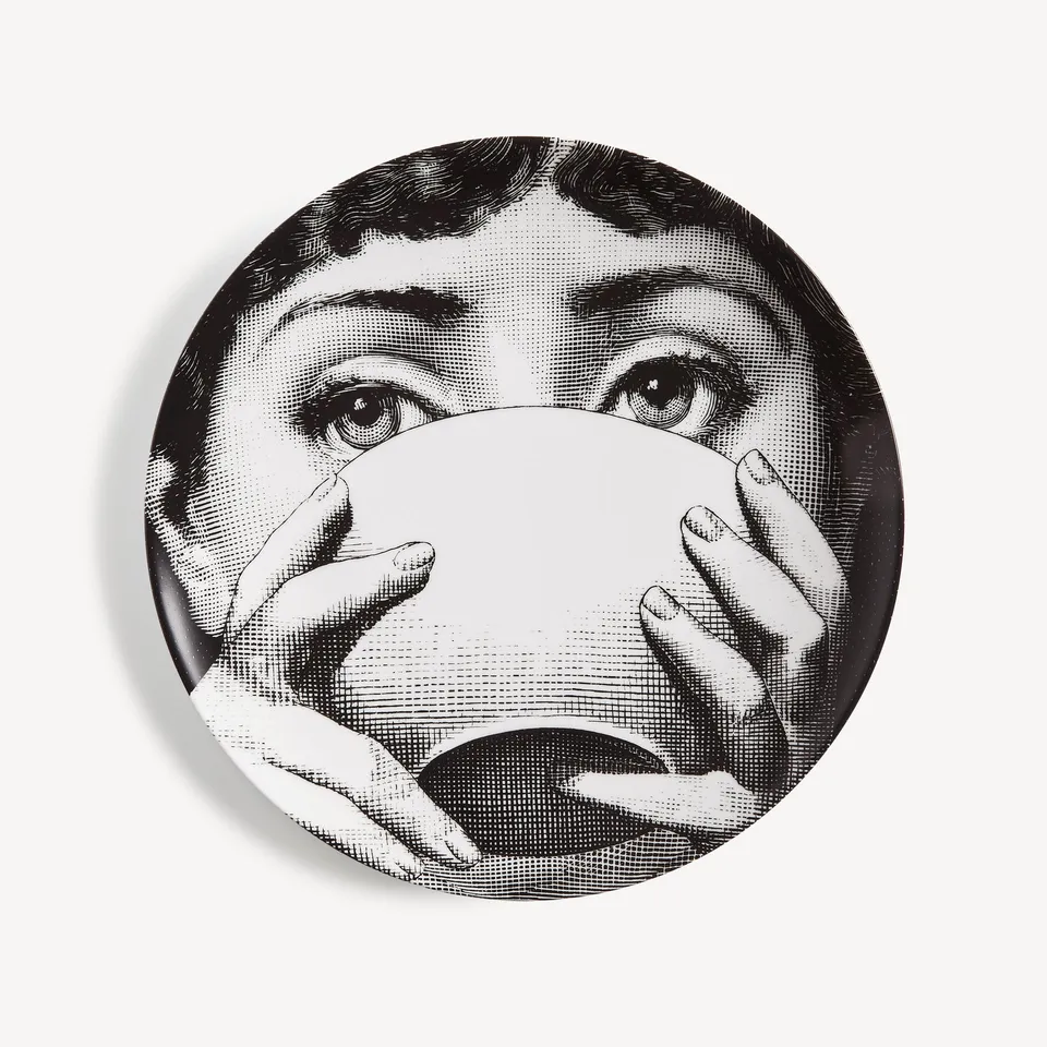 fornasetti-tema-e-variazioni-wandteller-n-191-gesicht-porzellan image 1