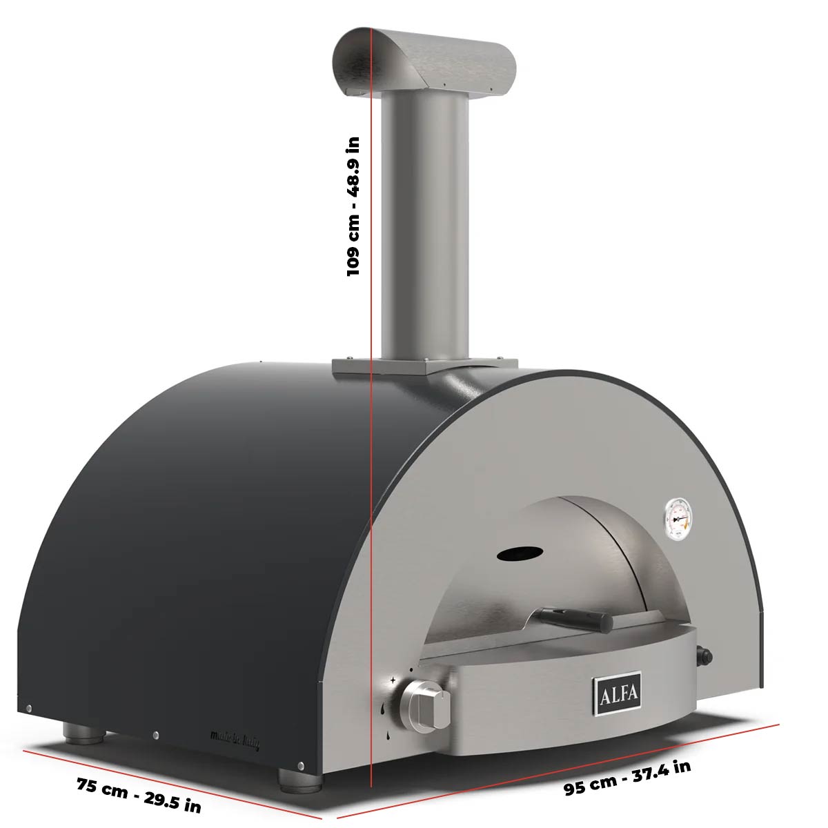 alfa-forni-classico-2-pizze-pizzaofen-outdoor-kompakt image 2