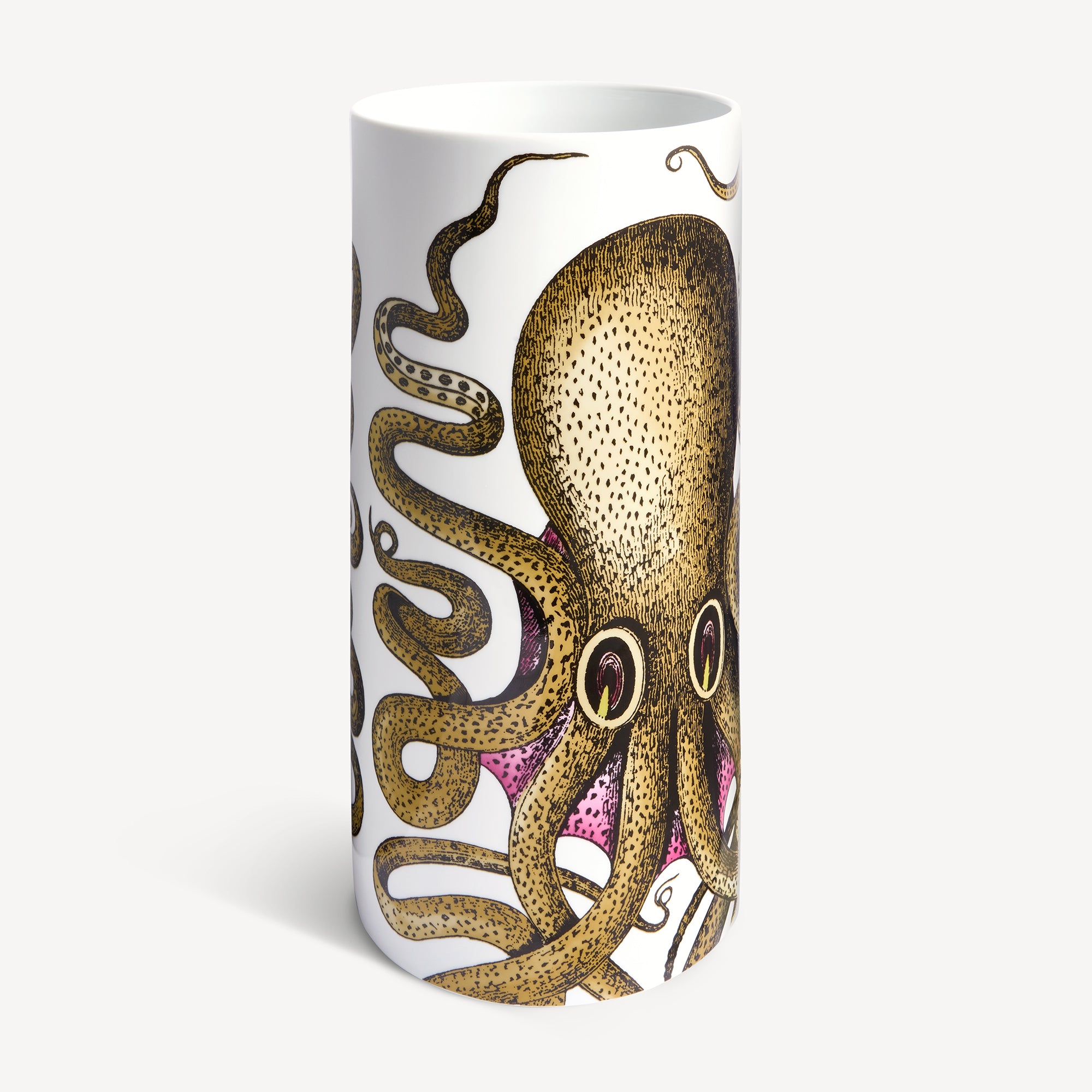 fornasetti-polipo-mittlere-zylindervase-oktopus-porzellan image 2