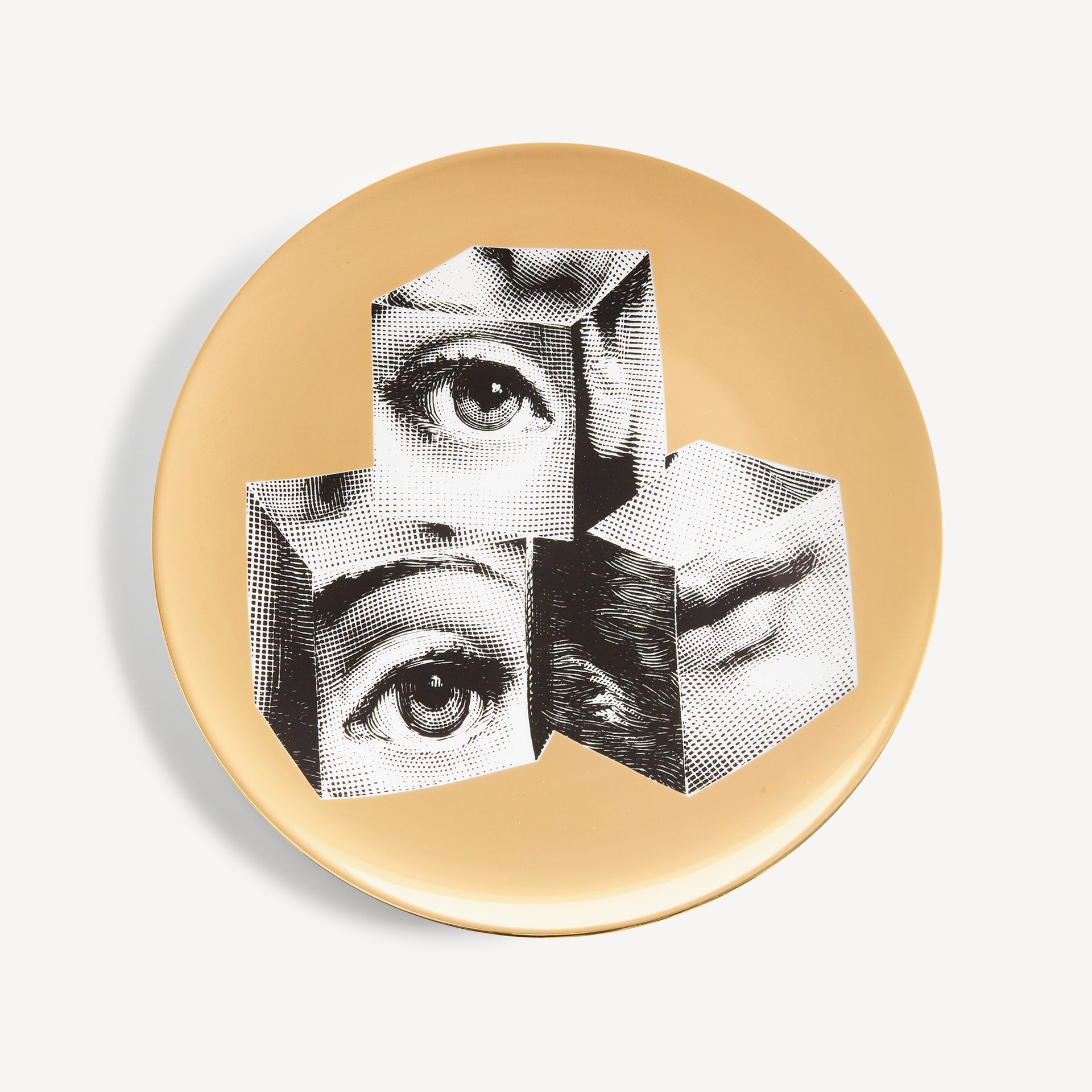 fornasetti-tema-e-variazioni-wandteller-n-112-porzellan-gold-2 image 1