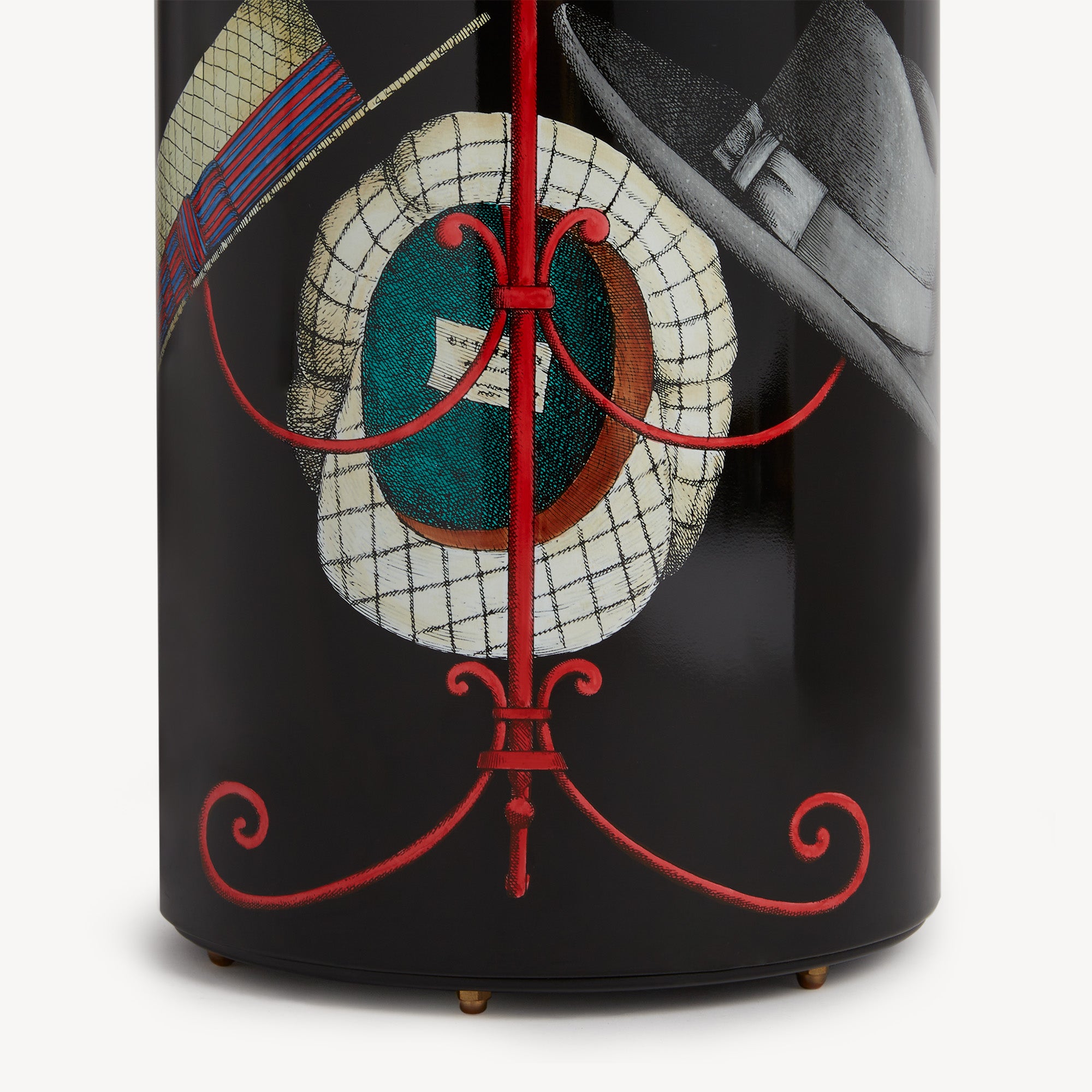 atelier-fornasetti-cappelli-schirmst-nder-hutmotiv-messing image 3
