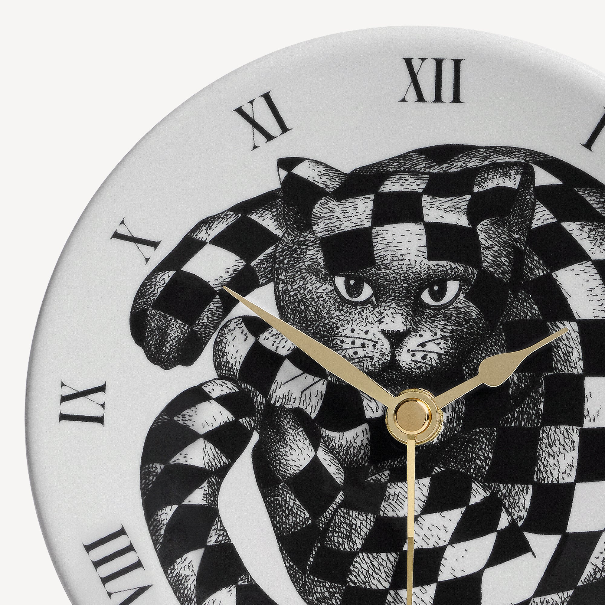 fornasetti-high-fidelity-tischuhr-keramik-katze image 3