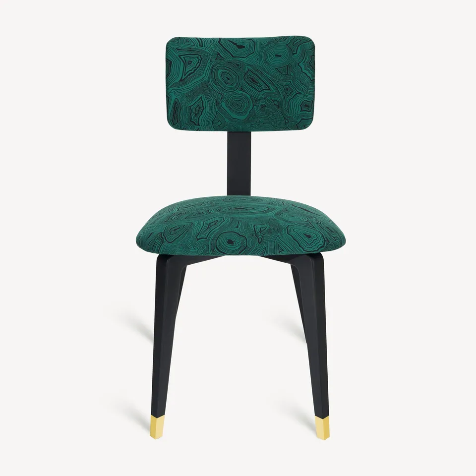 fornasetti-malachite-stuhl-polsterstuhl-jacquard-gr-n image 1