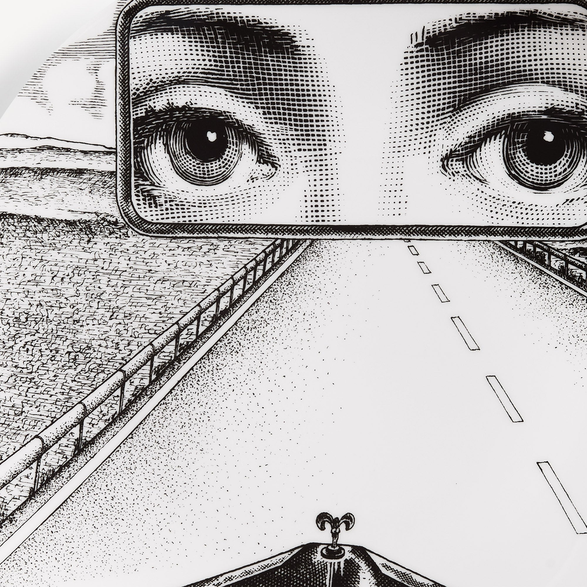 atelier-fornasetti-tema-e-variazioni-wandteller-n-321-porzellan image 4