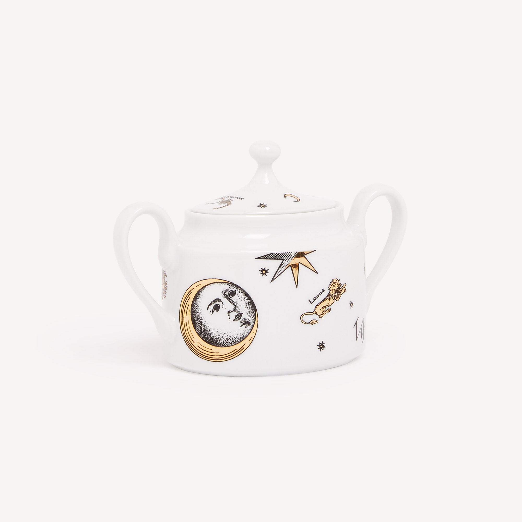 fornasetti-astronomici-zuckerdose-porzellan-sternzeichen-gold image 3