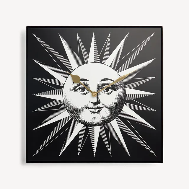 fornasetti-grande-sole-wanduhr-metall-sonne-lautlos image 1