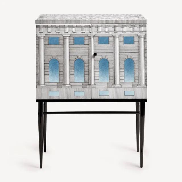 fornasetti-architettura-celeste-kommode-klein-holz-handbemalt image 1