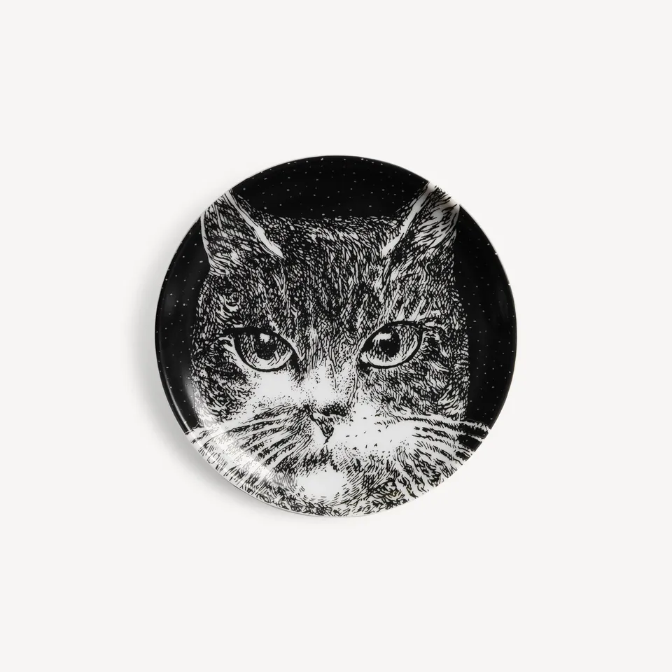 fornasetti-gatti-n-5-deko-beh-lter-katze-porzellan image 1
