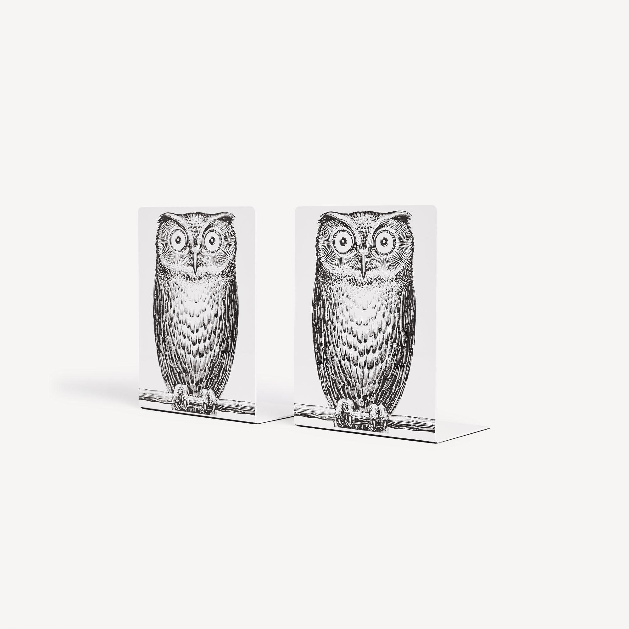 fornasetti-civetta-buchst-tzen-metall-eulen-paar-handbedruckt image 1