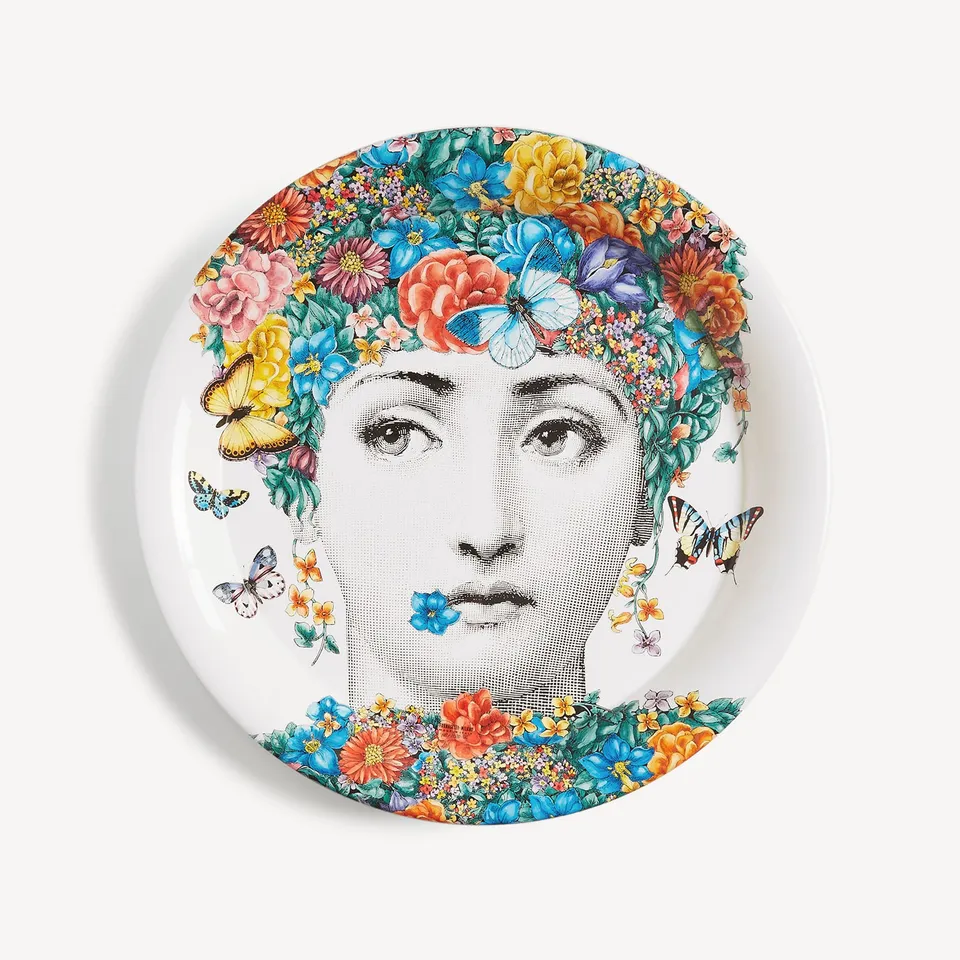 fornasetti-fior-di-lina-tablett-rund-lina-gesicht image 1