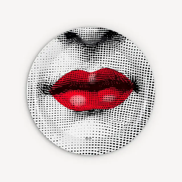 fornasetti-bocca-tablett-rund-tema-variazioni-gesicht image 1