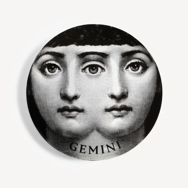 fornasetti-tema-e-variazioni-wandteller-nr-350-zwillinge image 1