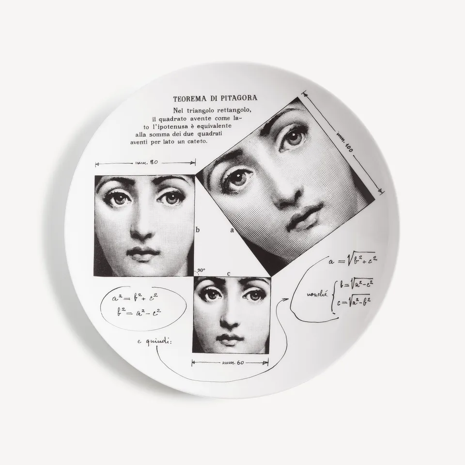 fornasetti-tema-e-variazioni-wandteller-n-183-porzellan image 1