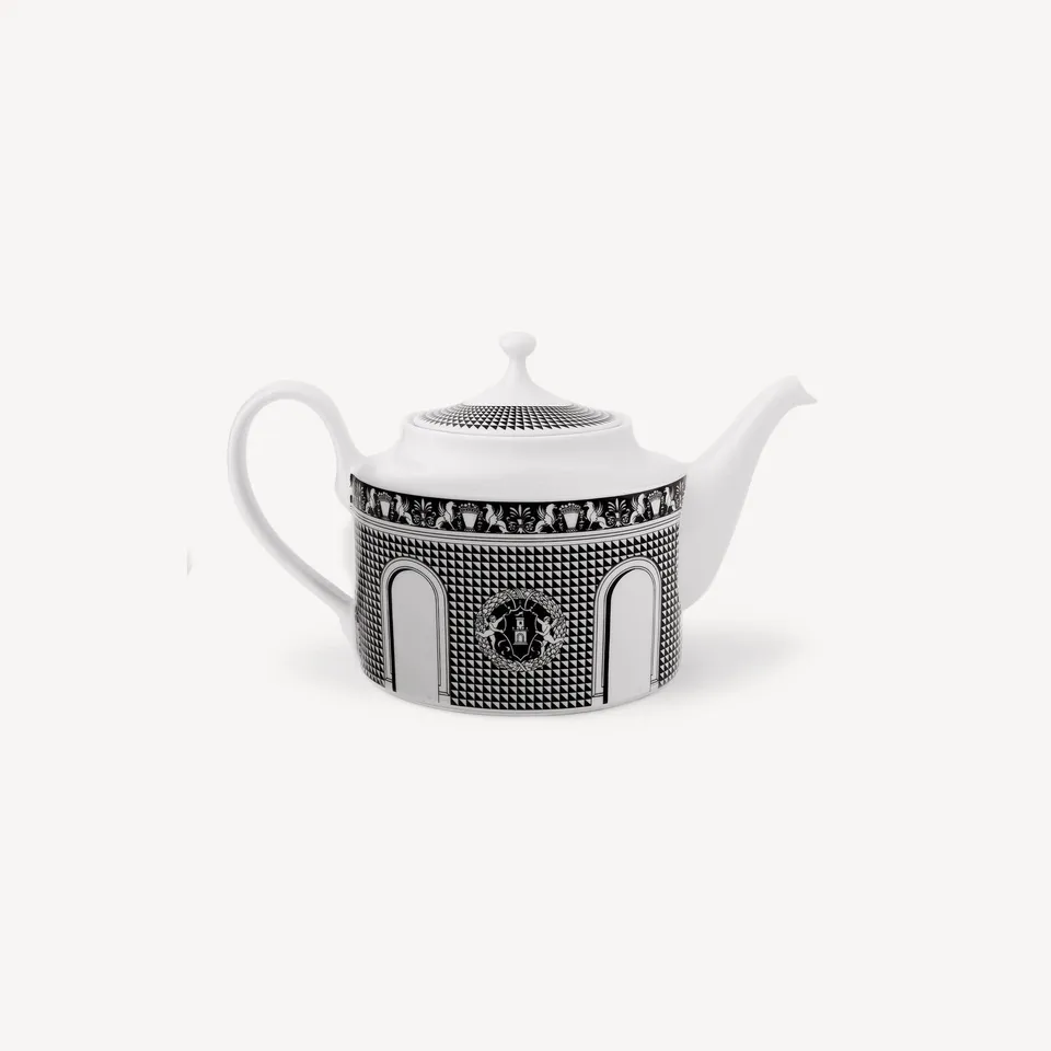 atelier-fornasetti-facciata-quattrocentesca-teekanne-porzellan image 1