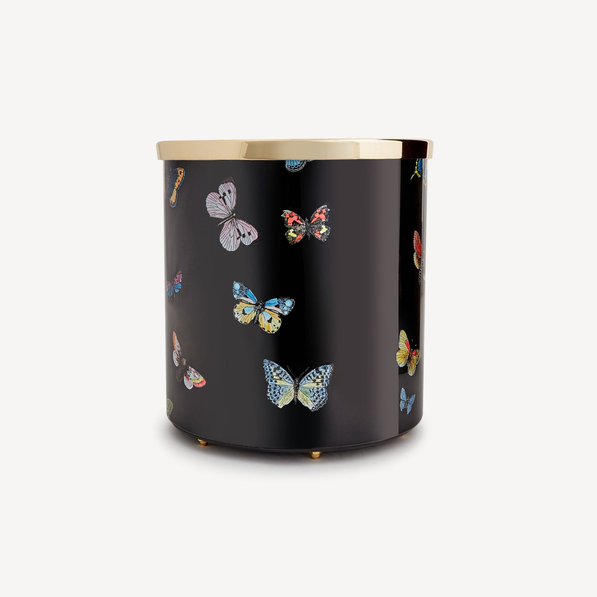 atelier-fornasetti-farfalle-papierkorb-metall-schmetterling-messing image 1