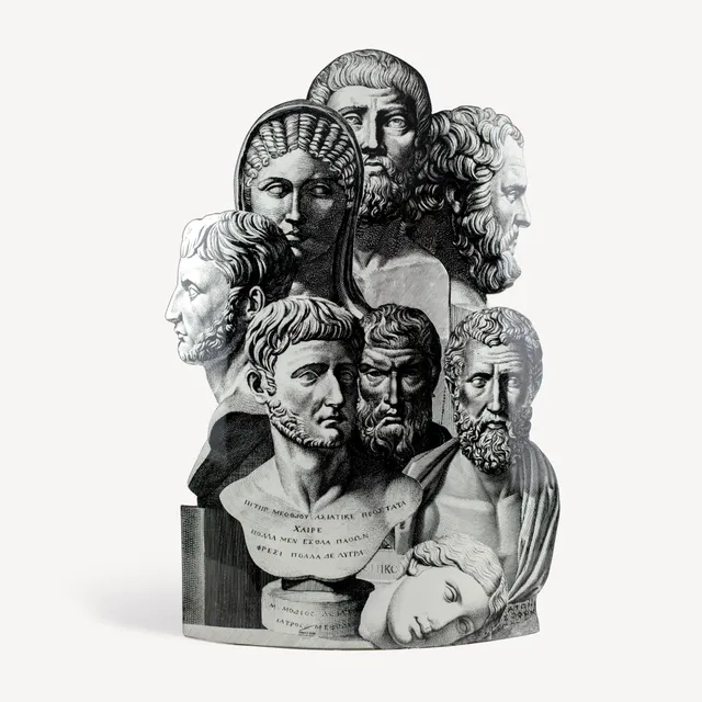 fornasetti-furniture-teste-antiche-schirmst-nder-metall-trompe-l-oeil image 1