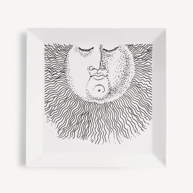 fornasetti-solitario-tablett-porzellan-sonne image 1
