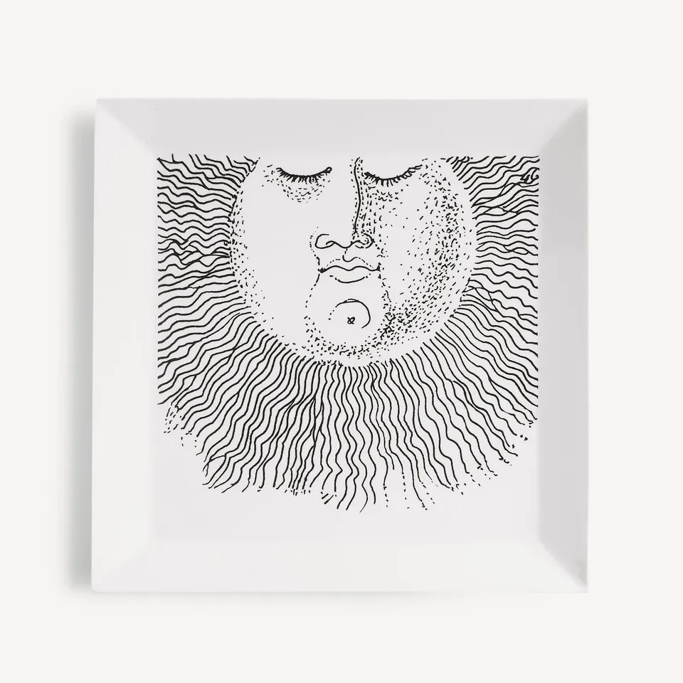 fornasetti-solitario-tablett-porzellan-sonne image 1